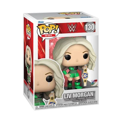 WWE Liv Morgan with Belt Funko Pop! Vinyl Figure #130