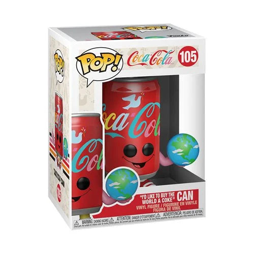 Coca-Cola I’d Like to Buy the World a Coke Can Funko Pop! Vinyl Figure #105