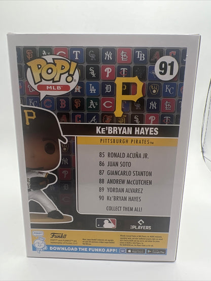 Ke’Bryan Hayes Autographed Funko in Silver paint Pen