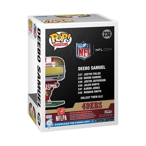 NFL 49ers Deebo Samuel Funko Pop! Vinyl Figure #238