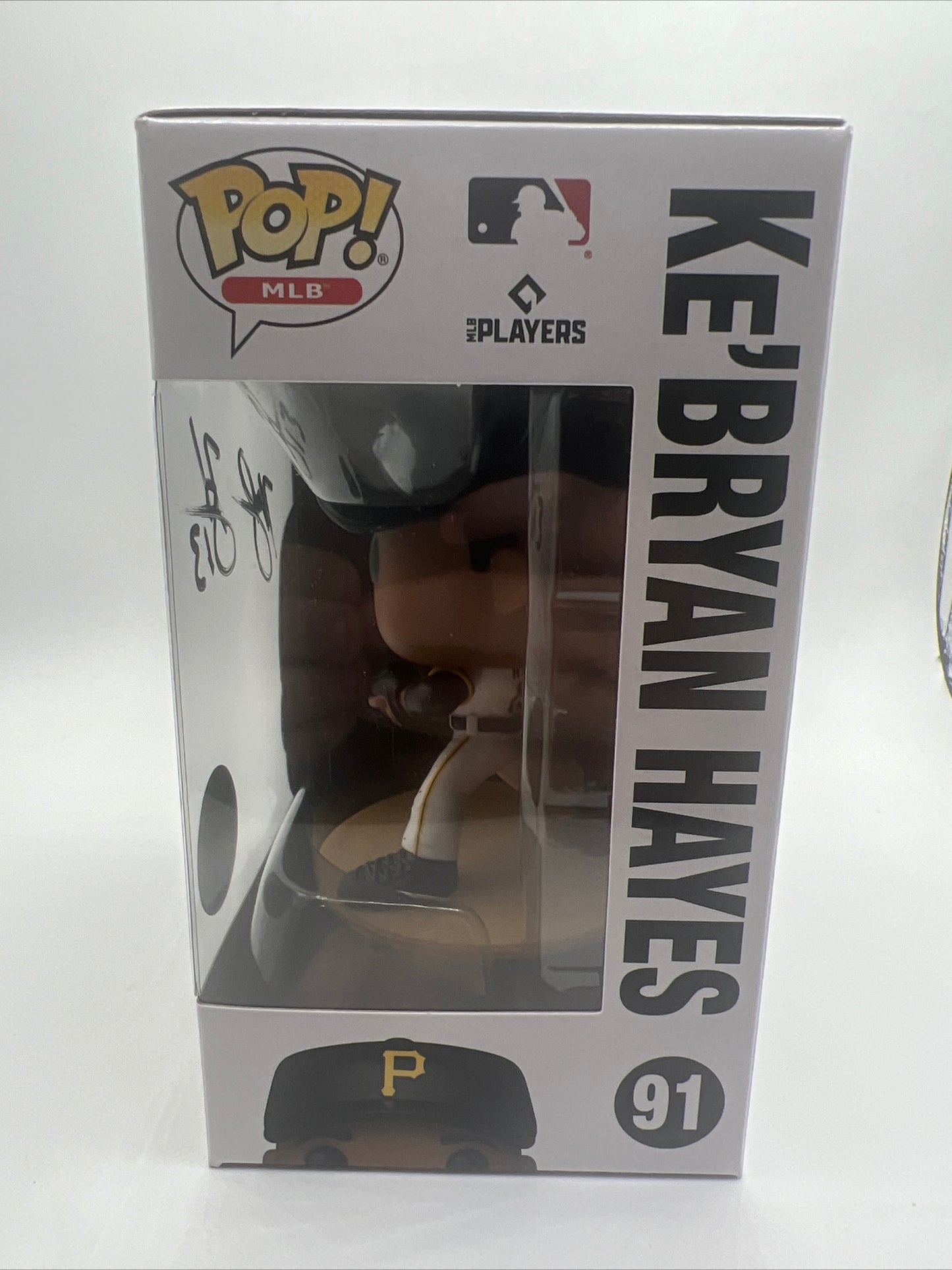 Ke’Bryan Hayes Autographed Funko in Silver paint Pen