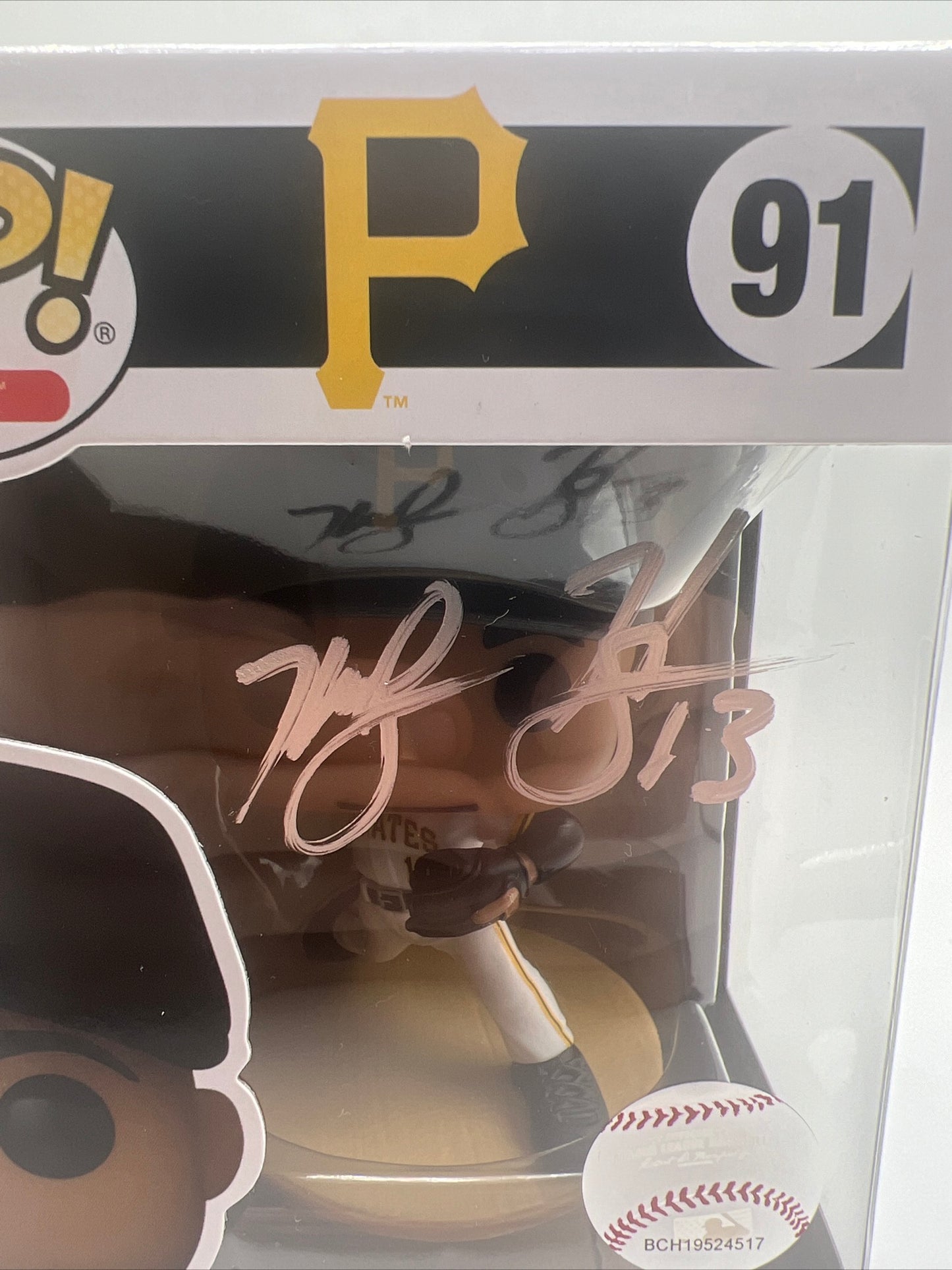 Ke’Bryan Hayes Autographed Funko in Silver paint Pen