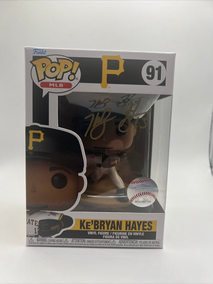 Ke’Bryan Hayes Funko Autographed in Gold Paint Pen