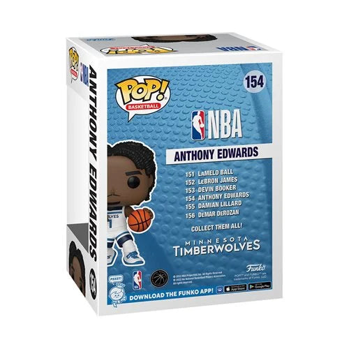 NBA Timberwolves Anthony Edwards Funko Pop! Vinyl Figure #154