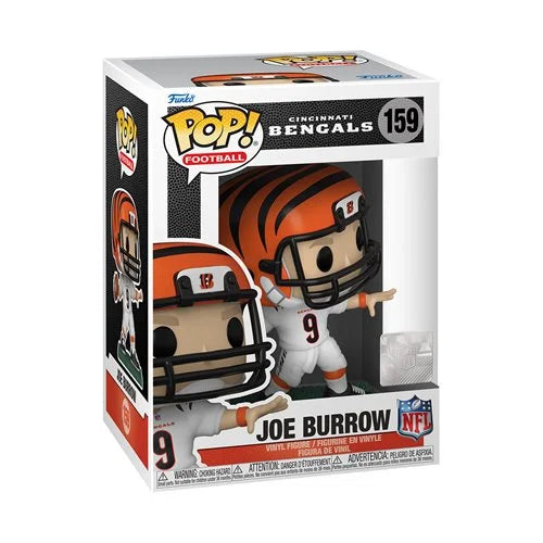 NFL Bengals Joe Burrow (Away Uniform) Funko Pop! Vinyl Figure #159