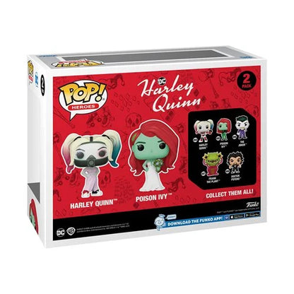 Harley Quinn and Poison Ivy Wedding Funko Pop! Vinyl Figure 2-Pack - Entertainment Earth Exclusive